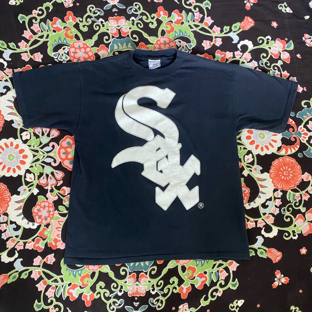 Allsport Proweight Black Vintage Single Stitch Sox Tee